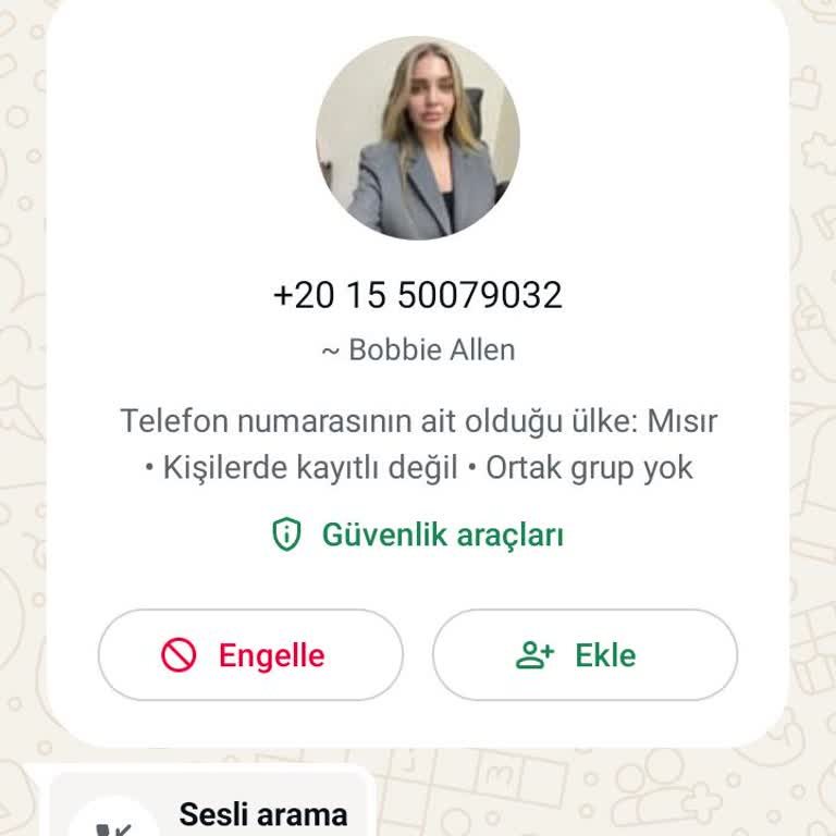 Bilinmeyen Numaradan Gelen Rahatsız Edici Çağrı