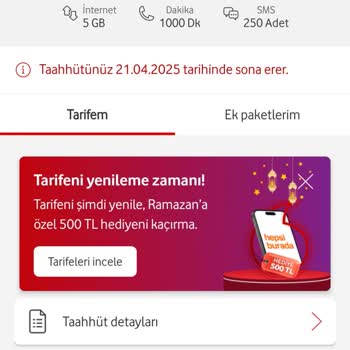 Vodafone'un Yüksek Fiyatlı Tarifeleri Ve Taahhüt Zorlaması