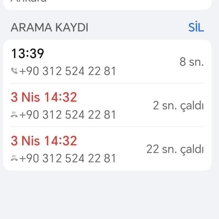 Gizemli Aramalarla Rahatsız Edilme