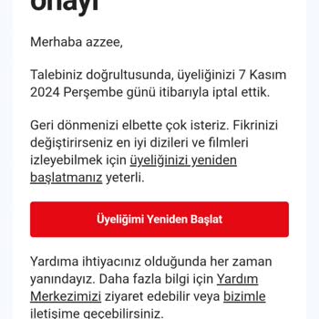 İptal Edilen Netflix Üyeliği İçin Haksız Ücretlendirme Ve İade Talebi