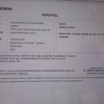 İptal Edilen Netflix Üyeliği İçin Haksız Ücretlendirme Ve İade Talebi