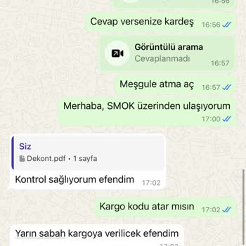 Yanıtsız Kalan Sipariş Ve Şüpheli Ödeme Talebi