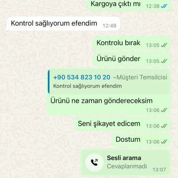 Yanıtsız Kalan Sipariş Ve Şüpheli Ödeme Talebi