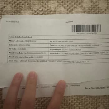 In Street'ten Aldığım Ayakkabı Kısa Sürede Hasar Gördü