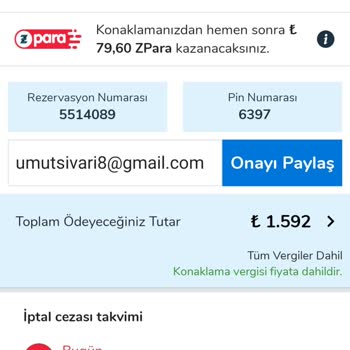 Rezervasyon Sorunu Ve İade Talebi