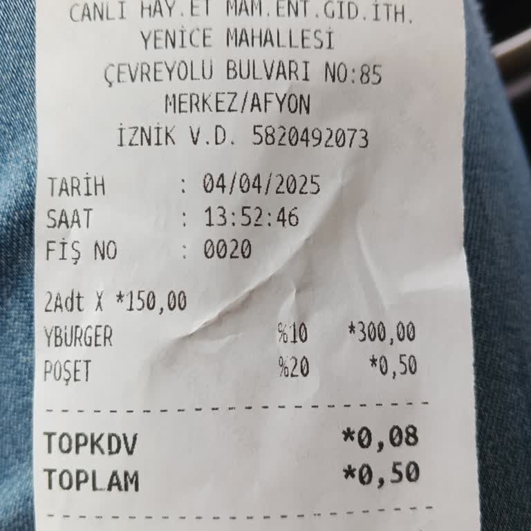 Köfteci Yusuf'ta Poşet Ücreti Ve Müşteri Hizmetleri Sorunu