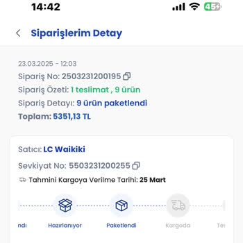 LCW Sipariş Teslimatında Sürekli Bahaneler