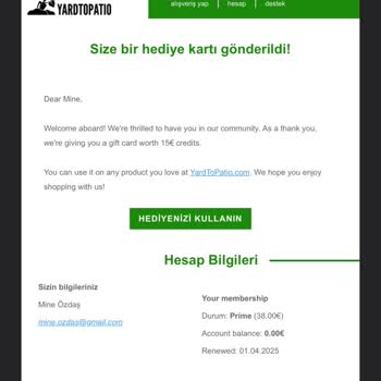 Watsons Sürpriz Kutu Siparişim Nerede?