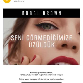 Bobbi Brown unhöflicher Service und Randevuproblem, enttäuschende Erfahrung zum Geburtstag