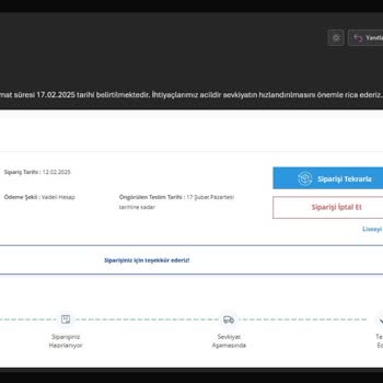 Siparişlerin Gecikmesi Ve İade Sorunu