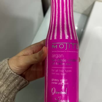 Mojito Cosmetics Argan Yağlı Fön Suyunda Beklenmedik Siyah Tortular!