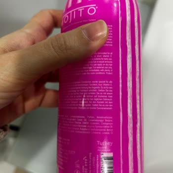 Mojito Cosmetics Argan Yağlı Fön Suyunda Beklenmedik Siyah Tortular!