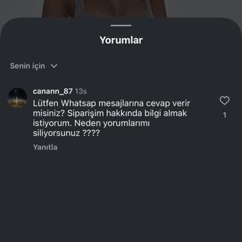 Zivon Giyim Butik Siparişim Gönderilmedi!
