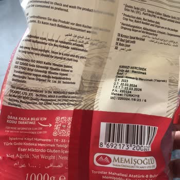 Mercimek Paketinde Şok Edici Buluntu