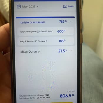 Faturama Eklenen 600 TL'lik Ücretin İadesini İstiyorum