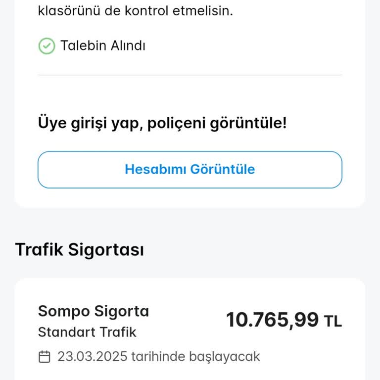 Sigortam.net'ten Beklenen İade Bir Türlü Gelmiyor