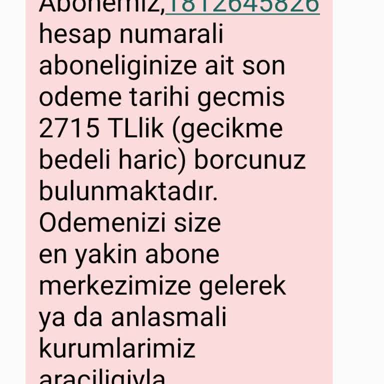 Kullanılmayan Ayda Yüksek Fatura Şoku