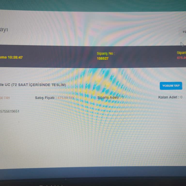 UC Siparişi Teslim Edilmedi Param Boşa Gitti