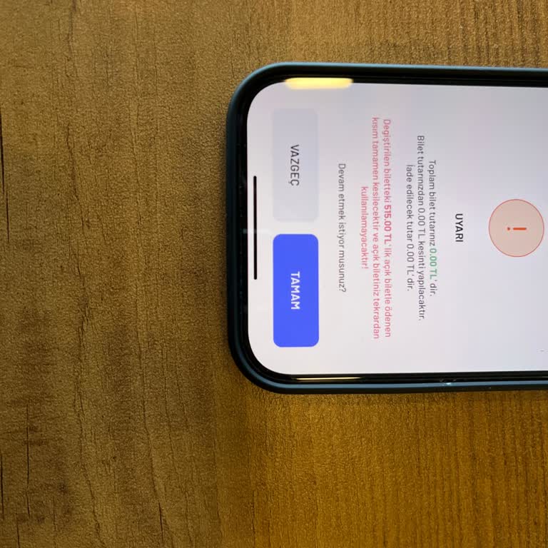 TCDD Bilet İşlemleri Mağduriyeti