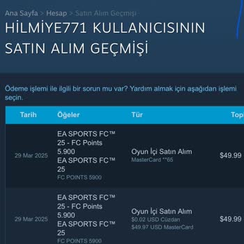 I Paid for FC 25 Points on Steam but Didn’t Receive My Purchases