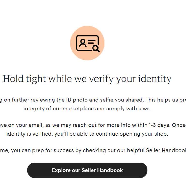 I Can’t Sell on Etsy Because My Identity Hasn’t Been Verified for Over 10 Days