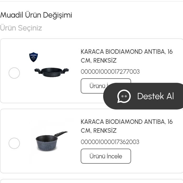 Karaca Ürün Değişiminde Hayal Kırıklığı