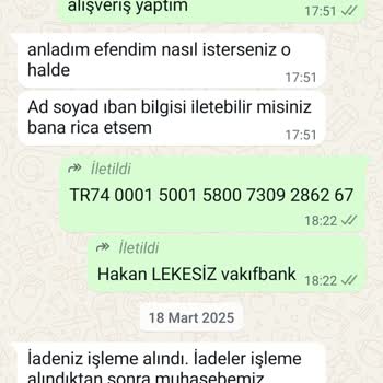 İade Ücreti Sorunu Ve Yanıtsız Kalan Talepler