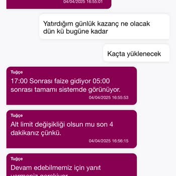 Günlük Kazanç Hesabında Beklenmedik Kayıp