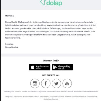 Dolap Uygulamasında İade Sorunu Ve Destek Eksikliği