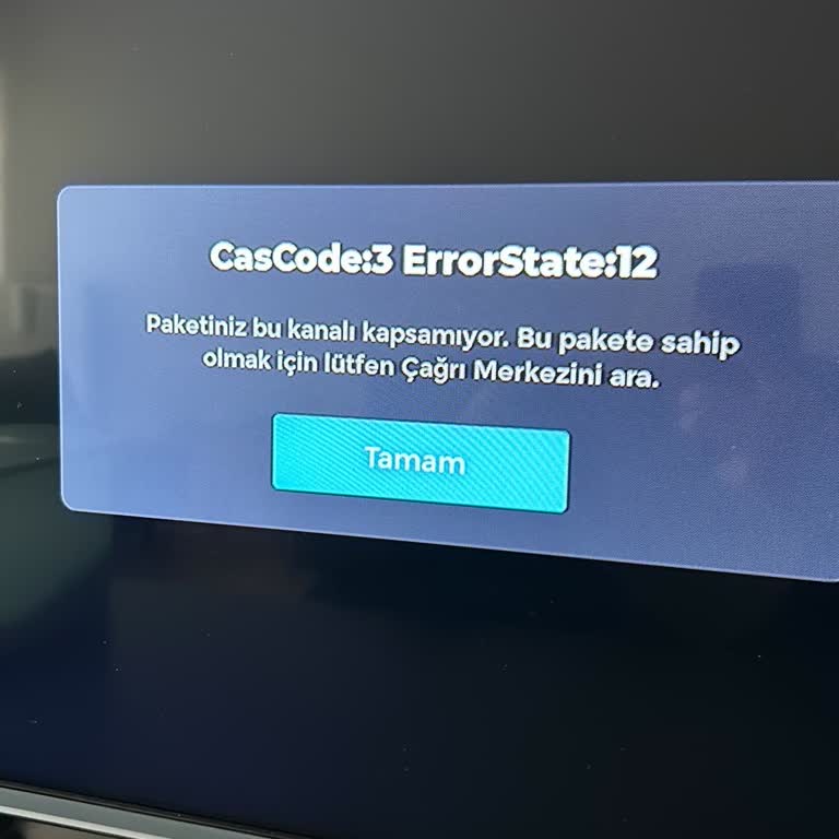 Kablo TV Ödemeye Rağmen Yayın Hatası Sorunu!