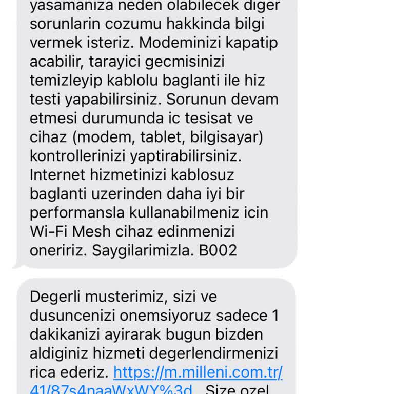 Millenicom'da Çözüm Bulamayan İnternet Sorunları
