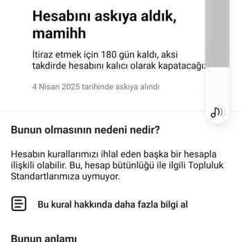 Instagram Hesabım Sürekli Askıya Alınıyor Çözüm Bekliyorum!