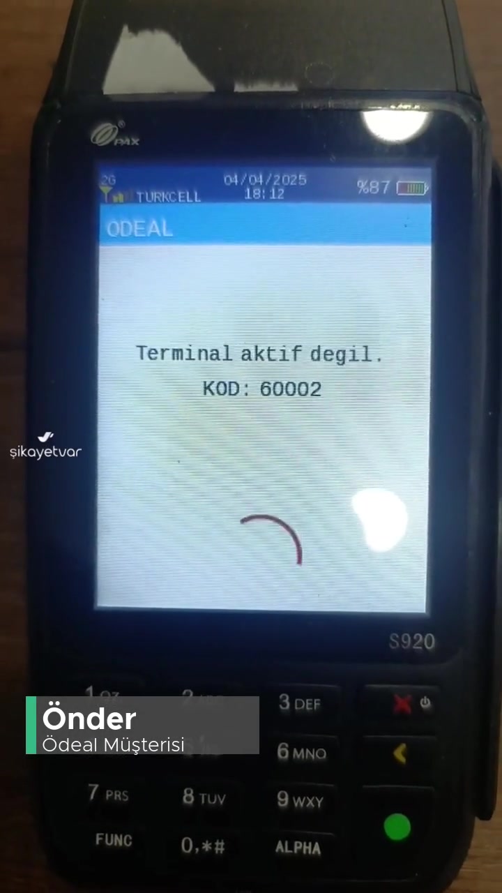 Ödeal Pos Sorunu videonun kapak resmi