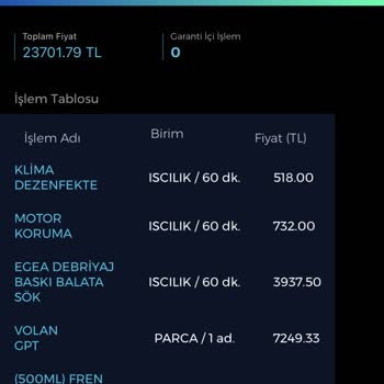 Fiat Egea Servis Süreçlerinde Yaşanan Sorunlar