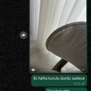 Kelebek Mobilya'dan Aldığımız Sandalyeler Hüsrana Uğrattı