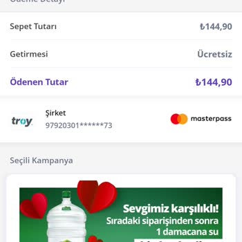 Getir Uygulamasında Hediye Su Kampanyası Sorunu