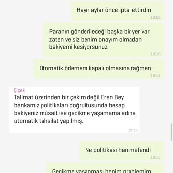 Haksız Para Kesintisi Ve Kredi Kartı Sorunu