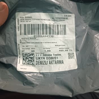Yanlış Ürün Gönderimi Hakkında Şikayet