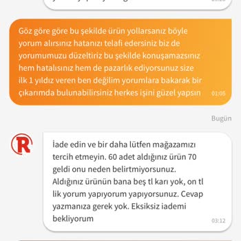 Eksik Ve Defolu Ürün, İlgisiz Satıcı