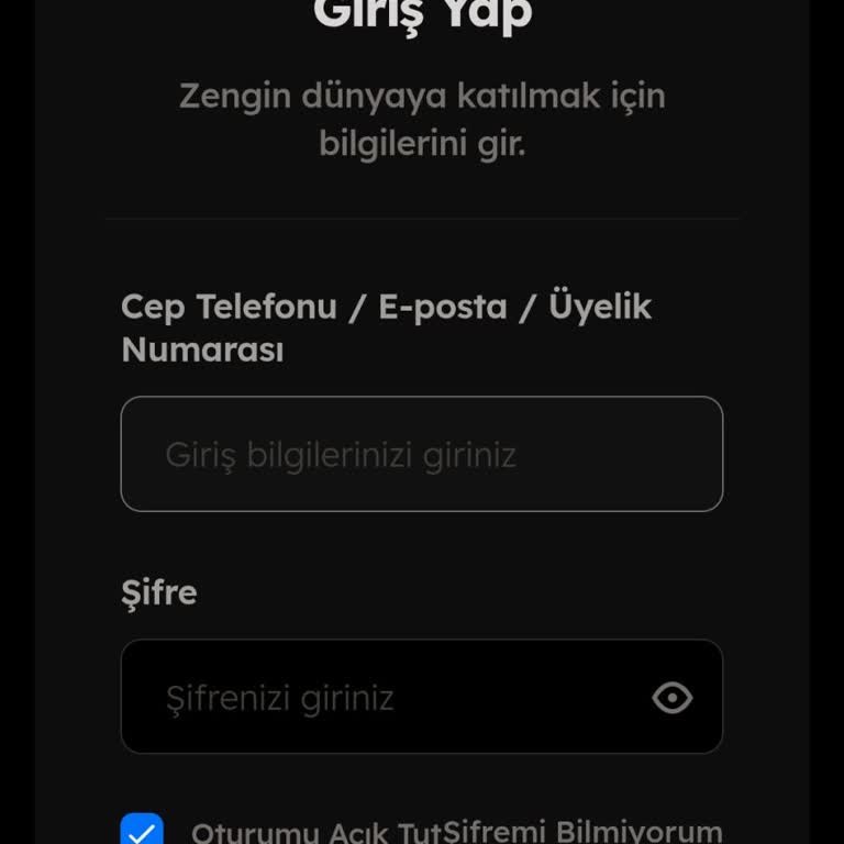 Üyelik Sorunu: Şifre Ve Aktivasyon Kodu Hatası