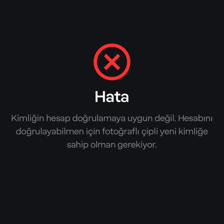 Kimlik Doğrulama Sorunu: Papara Kartım Çalışmıyor