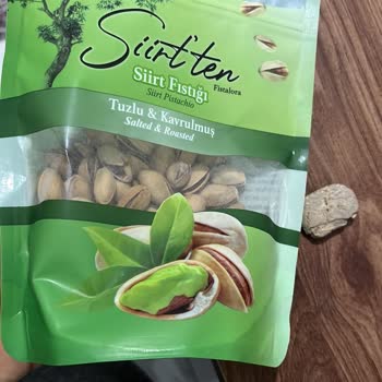 Siirt Fıstığı Paketinde Taş Çıkması