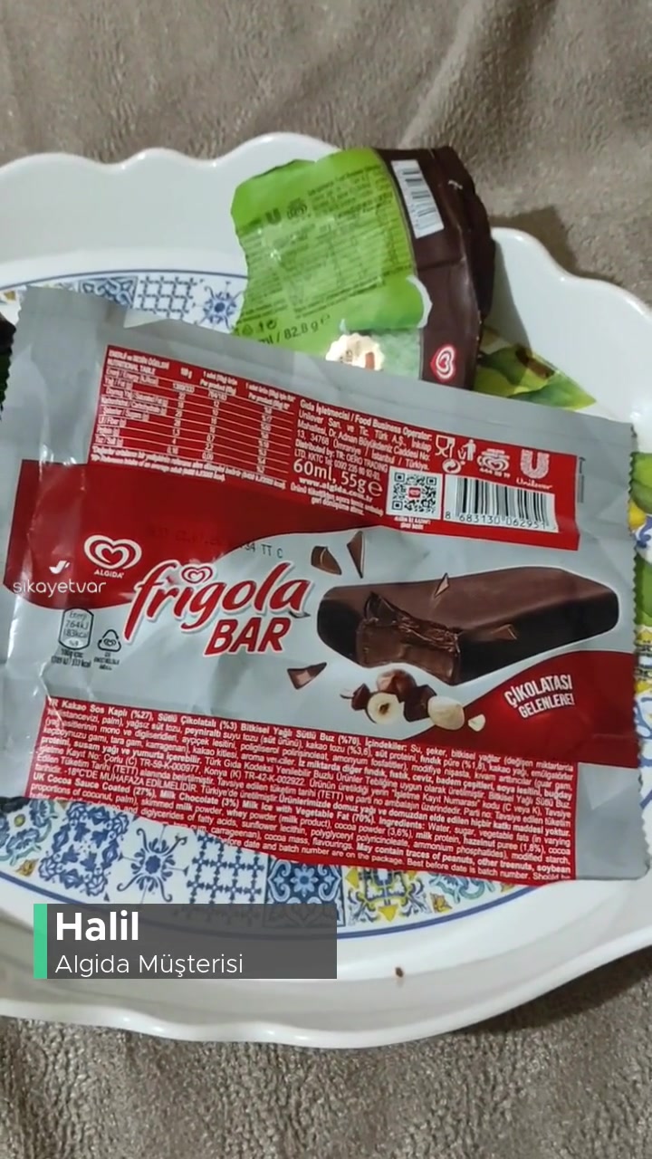 Algida Frigola Bar Kod İçinde Yok Ve Çubuk Çıkmıyor! videonun kapak resmi