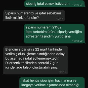 Sipariş İadesinde Bilgilendirme Eksikliği Ve Çözüm Arayışı