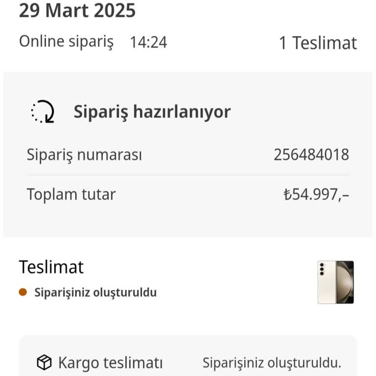 Sipariş Durumunda Belirsizlik Ve İletişim Eksikliği