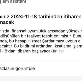 Haksız Hesap Kapatma Ve Kaybolan Jetonlar