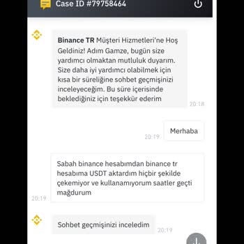 Binance TR'de USDT Transferi Sorunu Ve Müşteri Hizmetleri Mağduriyeti