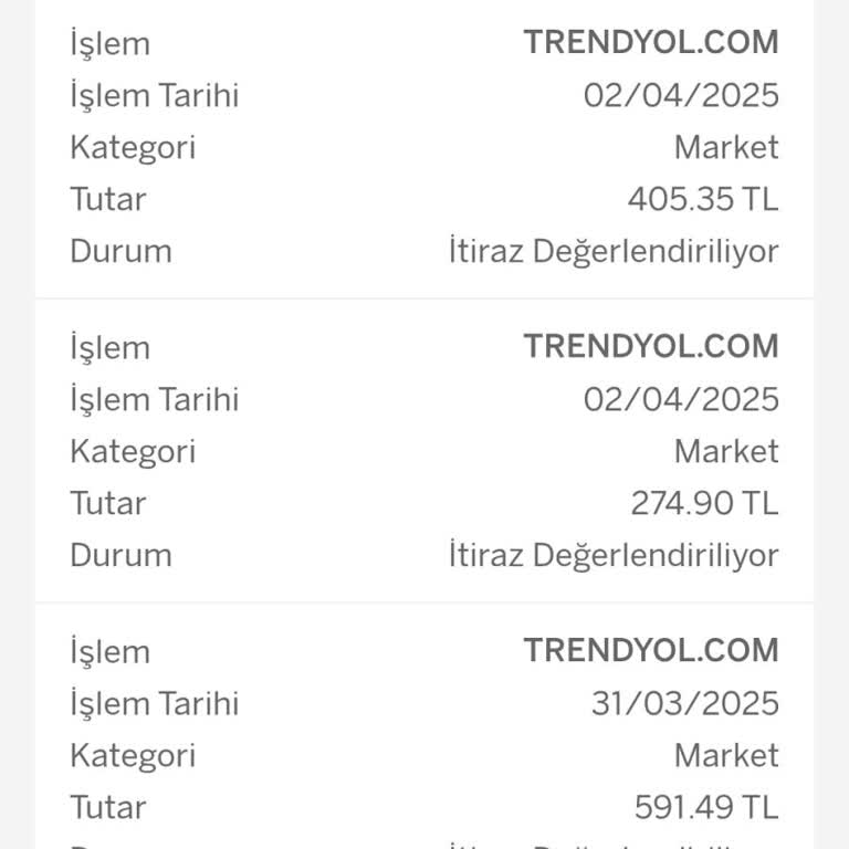 İzinsiz Kredi Kartı Harcaması