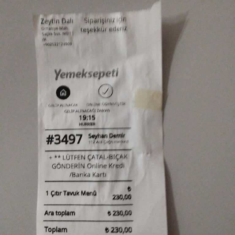 Yanlış Sipariş Ve Kaba Davranışla Karşılaştım