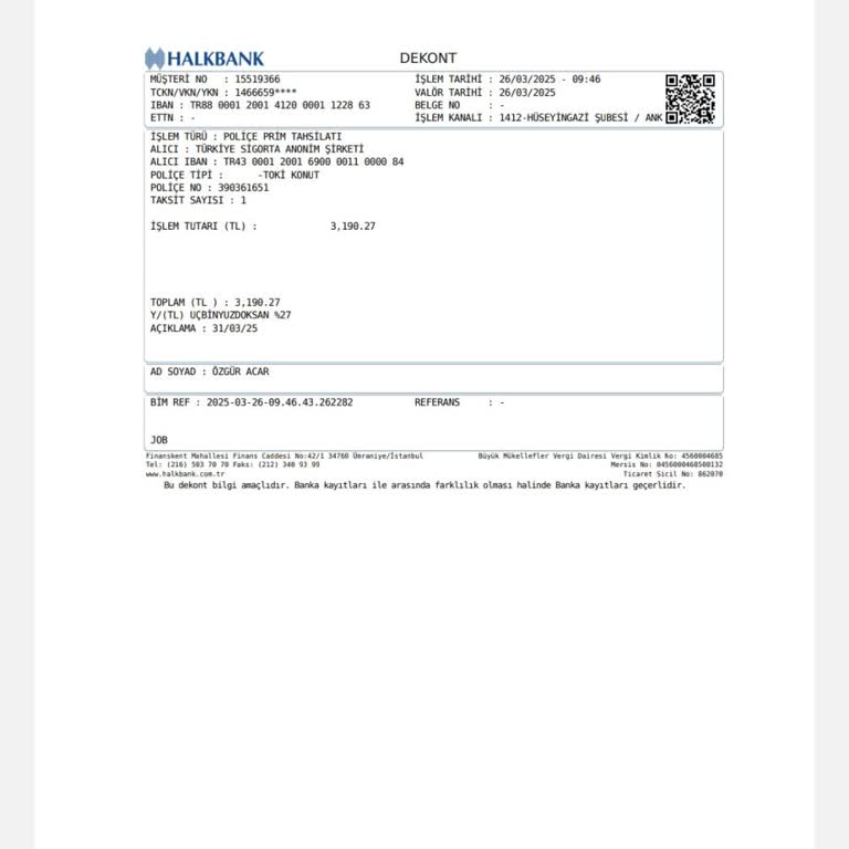 Hukuksuz Konut Sigortası İşlemi Ve Ücret İadesi Talebi